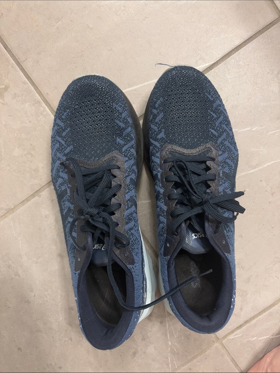 Asics Shoes - Women’s  Navy Knit Asics Running Sneakers